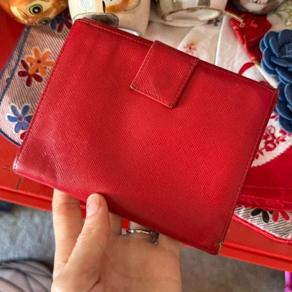 Prada Scarlet Red Wallet - Picture 5 of 17